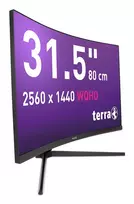 lenktas monitorius - TERRA 3285W HA 31.5", VA, QHD, lenktas, juodas - 4 nuotrauka