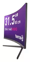 lenktas monitorius - TERRA 3285W HA 31.5", VA, QHD, lenktas, juodas - 6 nuotrauka