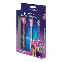 popit - Rašiklių rinkinys KPOP Kids Euroswan K-Pop Demon Hunters, ištrinami, 3 vnt. - 2 nuotrauka