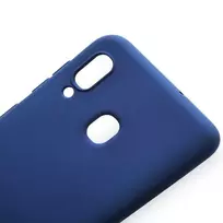 samsung galaxy a20 telefonas - Korpuso galas, galinis dangtelis Evelatus         Samsung      A20 Silicon Case       Dark Blue - 4 nuotrauka