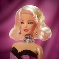 lele barbie - Mattel Barbie Signature kolekcinė Marilyn Monroe lėlė JJY00, Juoda - 5 nuotrauka