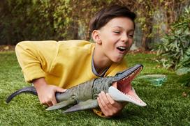 mattel - MATTEL JURASSIC WORLD Mosasaurus burnos atakos figūrėlė (JCH00) - 4 nuotrauka