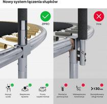 batutas senukai - Batutas Zipro Jump Pro Out, 127 cm, su tinklu - 3 nuotrauka