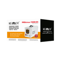 pure sine - KEMOT PROsinus-1500/24 1500VA/1050W nepertraukiamo maitinimo šaltinis (UPS) su gryna sinusine banga - 3 nuotrauka