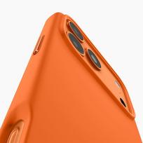 telefonu deklai iphone silikoniniai - Spigen Silicone Fit Mag MagSafe Case for iPhone 17 Pro Max - Orange - 3 nuotrauka