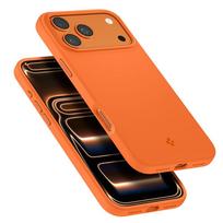 telefonu deklai iphone silikoniniai - Spigen Silicone Fit Mag MagSafe Case for iPhone 17 Pro Max - Orange - 4 nuotrauka