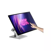 monitor stand - Alogic CLARITY Touch 32C6KPDTF 32" UHD 6K Monitor 95W PD su stovu - 5 nuotrauka