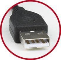 usb b laidas 3m - Gembird USB2 A-micro B Cable 0.3 m - 3 nuotrauka