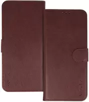 Wonder Common Universalus knyginis dėklas (XL) Samsung A12/A13 4G/A34 5G/A02S/Xiaomi Redmi 12 4G/12C/Note 12 4G/12 Pro 5G/Oppo A53S/A72/A92 Rudas (Brown)