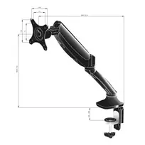 monitor stand - Iiyama Desk Stand Mount DS3001C-B1 - 2 nuotrauka