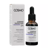 veido serumas - Cosmo Advanced 1% Copper Tripeptide + Multi-Peptide veido serumas, 30 ml - 1 nuotrauka