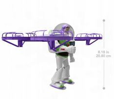 mattel - Mattel Toy Story Flying Hi-Tech Buzz Lightyear JKV53, įvairių spalvų - 2 nuotrauka
