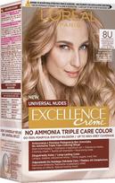 L'Oréal Paris Excellence Creme Universal Nudes ilgalaikiai plaukų dažai 8U Universal Light Blonde