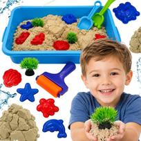 Woopie Kinetinis smėlis Magic for Water 18 dalių rinkinys su dėklu