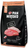 Sausas šunų maistas Pan Mięsko Veal su Turkey, M, 20 kg
