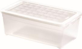 daiktadeze curver - Daiktadėžė Curver Textile Box 162118, 5,7 l, skaidri - 1 nuotrauka