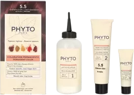 Phyto Phytocolor ilgalaikiai plaukų dažai be amoniako 112 ml - 5.5 Light Mahogany Brown