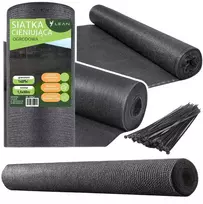 Lean Maskuojantis tinklas tvorai, 1.5 x 50 m, pilkas (Gray)