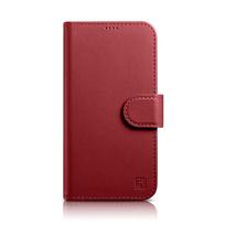 iphone 14 leather case - iCarer Wallet Case 2in1 Cover iPhone 14 Plus Anti-RFID Leather Flip Cover Red (WMI14220727-RD) - 1 nuotrauka