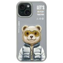 Nimmy Cool&Cute 2.0 Bear Case for iPhone 15 - Gray