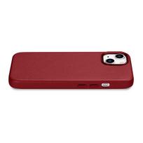 iphone 14 leather case - iCarer Case Leather case cover made of natural leather for iPhone 14 Plus red (compatible with - 2 nuotrauka