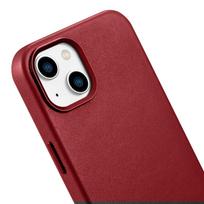 iphone 14 leather case - iCarer Case Leather case cover made of natural leather for iPhone 14 Plus red (compatible with - 3 nuotrauka