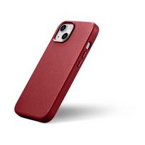 iphone 14 leather case - iCarer Case Leather case cover made of natural leather for iPhone 14 Plus red (compatible with - 4 nuotrauka