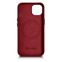 iphone 14 leather case - iCarer Case Leather case cover made of natural leather for iPhone 14 Plus red (compatible with - 8 nuotrauka