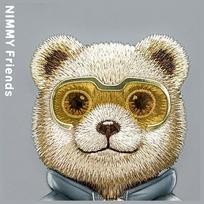iphone 15 pro telefonai - Nimmy Cool&Cute 2.0 Bear Case for iPhone 15 Pro - Gray - 8 nuotrauka
