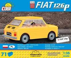 konstruktorius cobi - Cobi Fiat 126p 71pcs 24530 - 2 nuotrauka