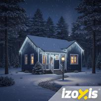 girlianda varvekliai - LED varveklių girlianda FrostGlow, 300 lempučių - 3 nuotrauka