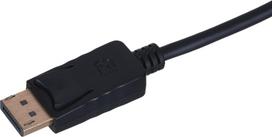 displayport hdmi adapteris - Savio Cable HDMI / DisplayPort 1.5m Black - 3 nuotrauka