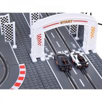 garazu valdymo - Jokomisiada Bugatti lenktynių trasa su 2 nuotolinio valdymo automobiliais RC0664 - 3 nuotrauka