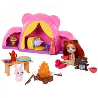 tentai stovyklavietei - Figūrėlių rinkinys, išvyka su palapine Mattel Enchantimals Enchantimals Tent Camping, 12 vnt., įvairių spalvų - 7 nuotrauka