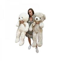 balta meska - Pliušinis žaislas meškiukas BEN, 110 cm, baltas (White) - 2 nuotrauka