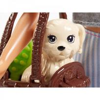barbes priedai - Mattel Barbie Picnic Doll And Animals FPR48 - 3 nuotrauka