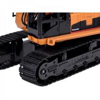 sviesos efektai - Jokomisiada RC ekskavatorius su dūmų efektu ir LED šviesa, Oranžinė (Orange) RC0698 - 5 nuotrauka