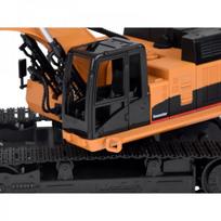 sviesos efektai - Jokomisiada RC ekskavatorius su dūmų efektu ir LED šviesa, Oranžinė (Orange) RC0698 - 6 nuotrauka
