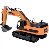 sviesos efektai - Jokomisiada RC ekskavatorius su dūmų efektu ir LED šviesa, Oranžinė (Orange) RC0698 - 12 nuotrauka