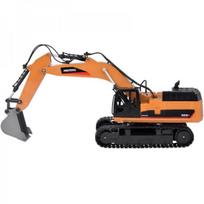 sviesos efektai - Jokomisiada RC ekskavatorius su dūmų efektu ir LED šviesa, Oranžinė (Orange) RC0698 - 13 nuotrauka
