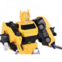 zaislai transformeris - Magnetinis transformeris robotas Mecha ZA6009, geltona (Yellow) - 4 nuotrauka