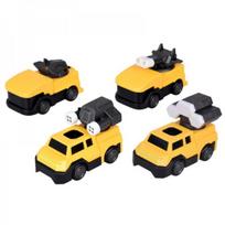 zaislai transformeris - Magnetinis transformeris robotas Mecha ZA6009, geltona (Yellow) - 7 nuotrauka