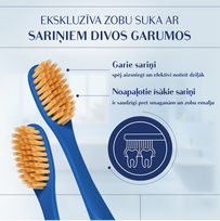 royal denta - ROYAL DENTA dantų šepetėlis GOLD MEDIUM, 1 vnt. - 2 nuotrauka