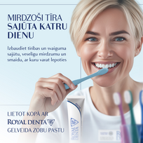 royal denta - ROYAL DENTA minkštas dantų šepetukas SILVER SOFT, 1 vnt. - 2 nuotrauka