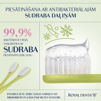 royal denta - ROYAL DENTA minkštas dantų šepetukas SILVER SOFT, 1 vnt. - 5 nuotrauka