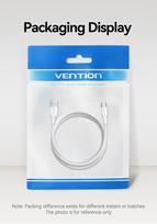 usb type c laidas - CABLE USB-C TO USB2.0/1.5M WHITE CTHWG VENTION - 4 nuotrauka
