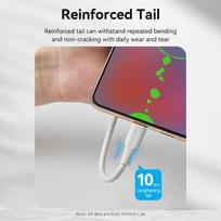 usb type c laidas - CABLE USB-C TO USB2.0/1.5M WHITE CTHWG VENTION - 12 nuotrauka