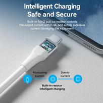 usb type c laidas - CABLE USB-C TO USB2.0/1.5M WHITE CTHWG VENTION - 14 nuotrauka