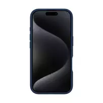 telefonu deklai iphone silikoniniai - Evelatus "Premium Magsafe with Stand Soft Touch iPhone 16 Pro Max" Dark Blue - 2 nuotrauka