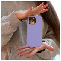 deklai iphone 14 silicone - Evelatus Apple iPhone 14 Pro Max Premium Soft Touch Silicone Case - Šviesiai Violetinė (Light Purple) - 2 nuotrauka